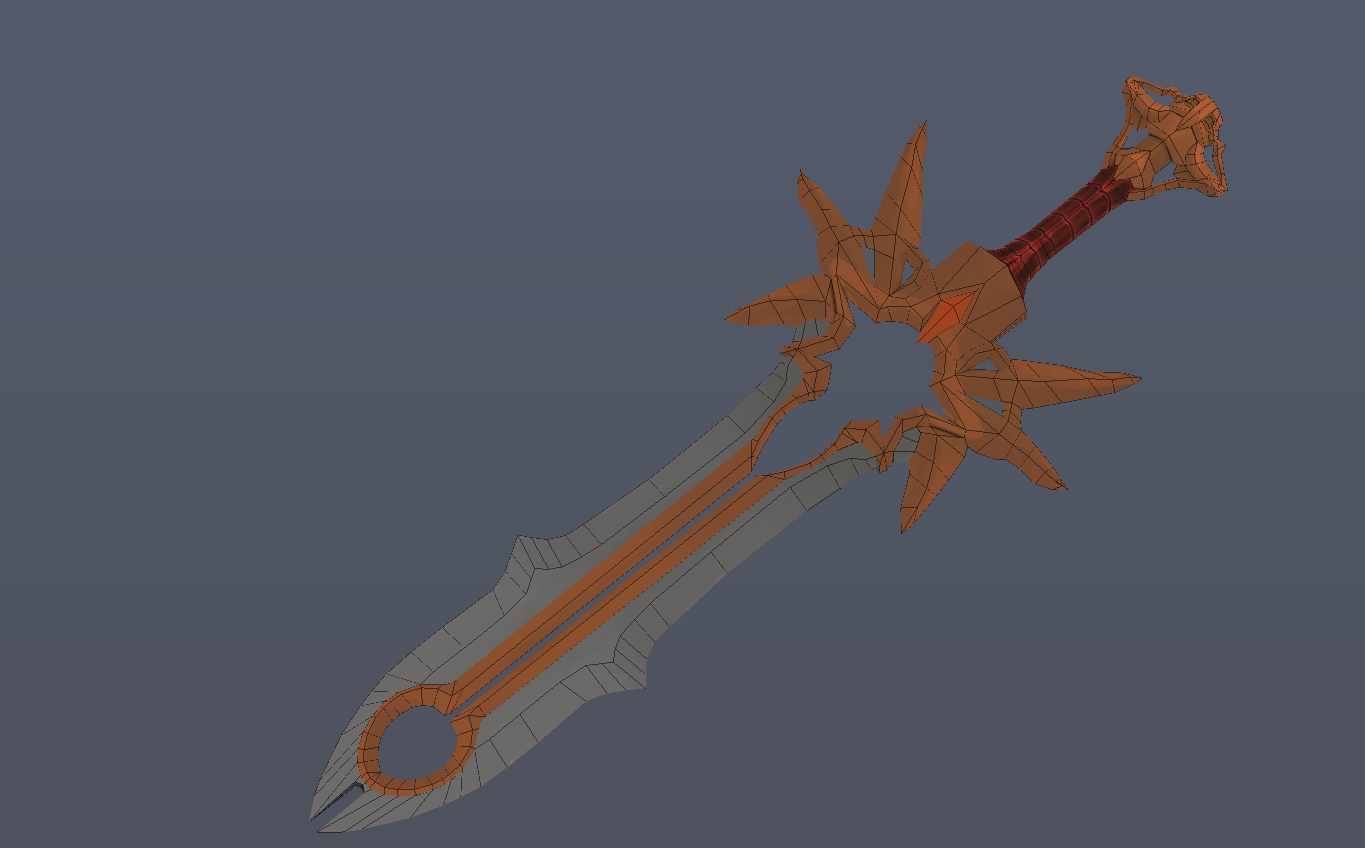 Array of views for knife